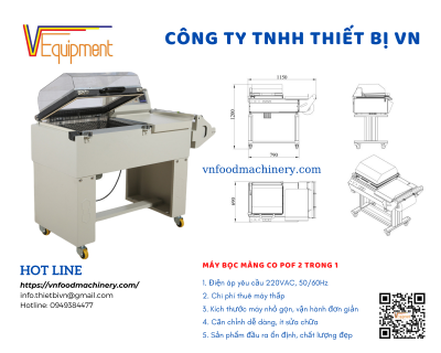 CHO THUÊ MÁY BỌC MÀNG CO 2 TRONG 1 - Ảnh 2