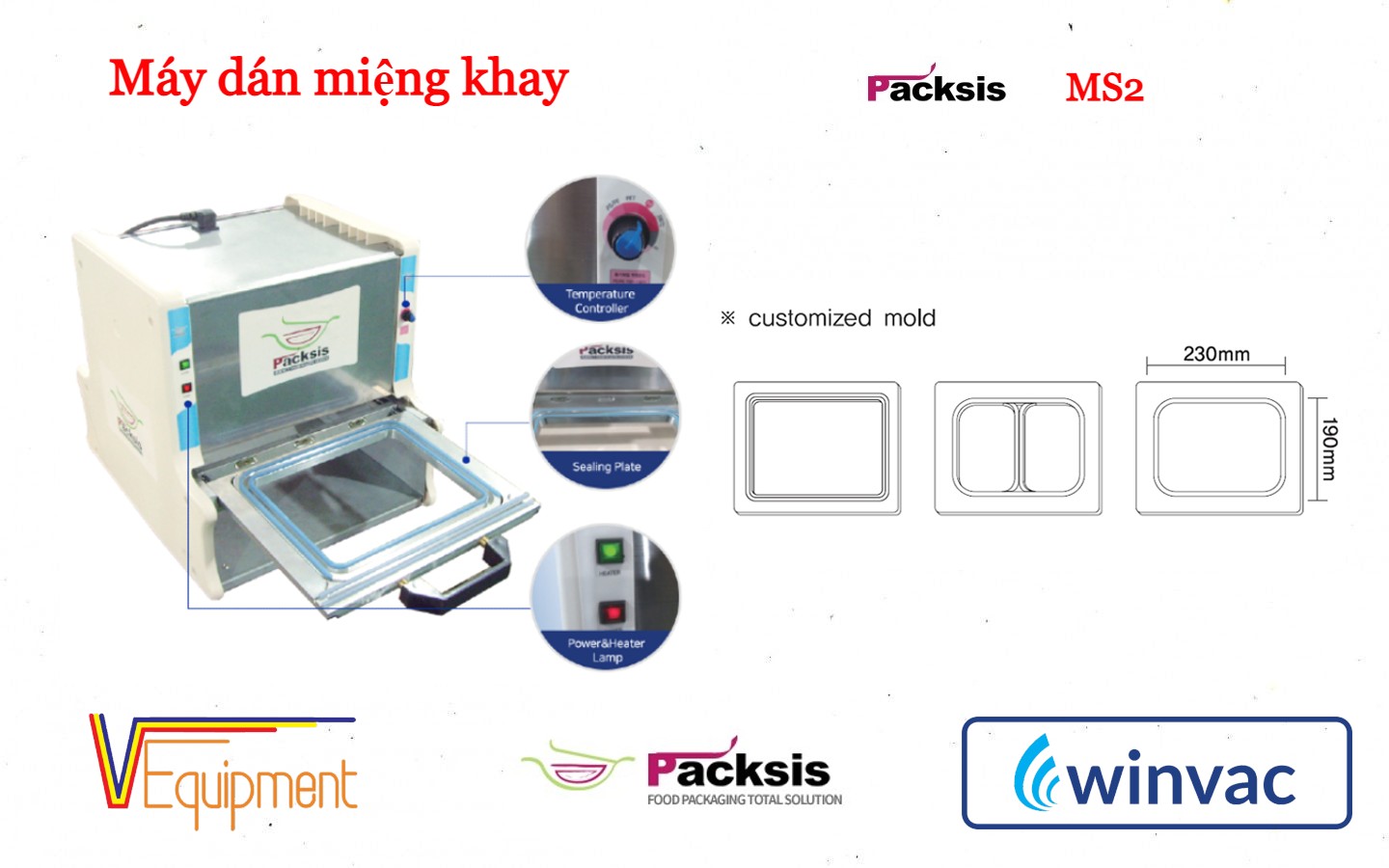MÁY HÀN MIỆNG KHAY MS2
